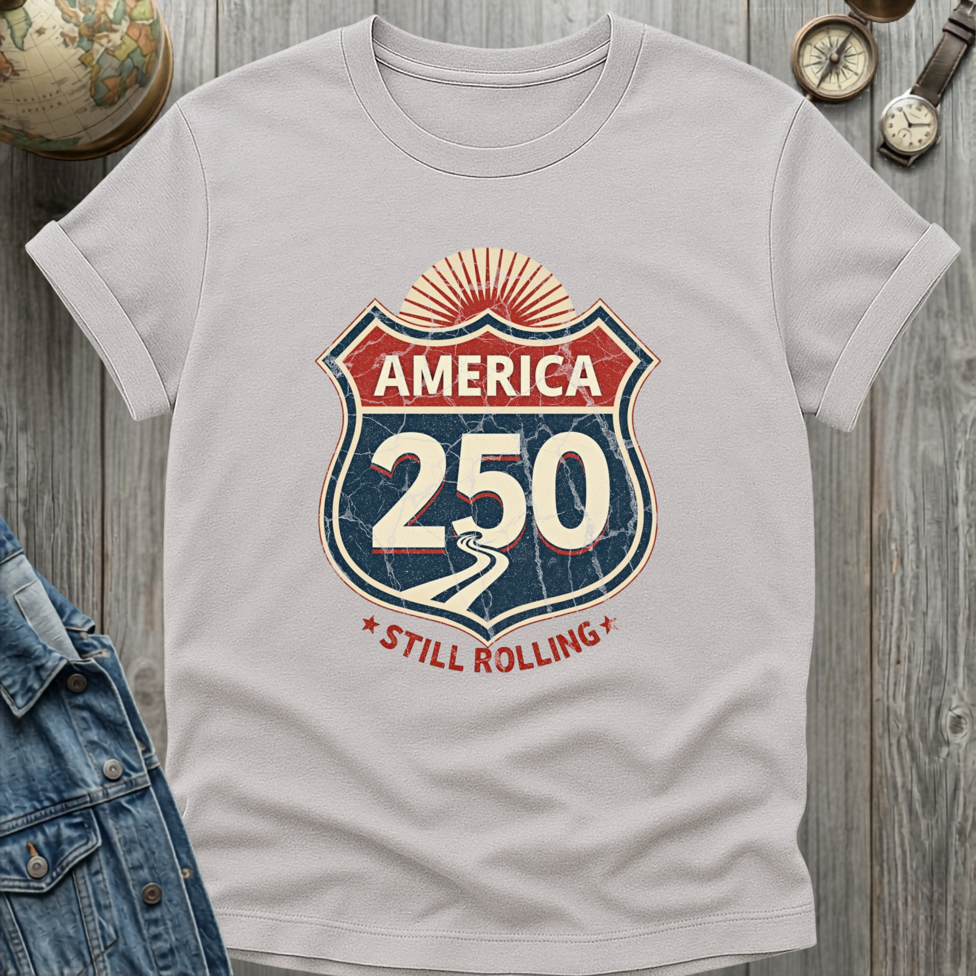 America 250 Still Rolling T-Shirt