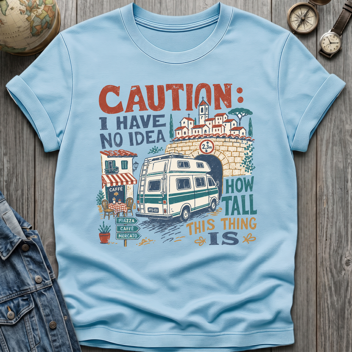 Caution No Idea T-Shirt