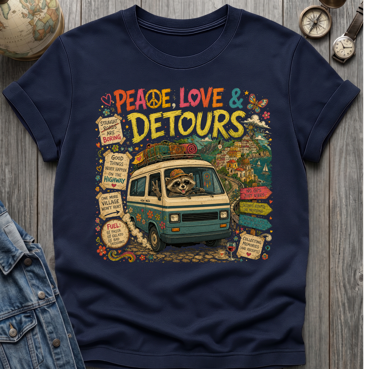 Peace Love Detours T-Shirt