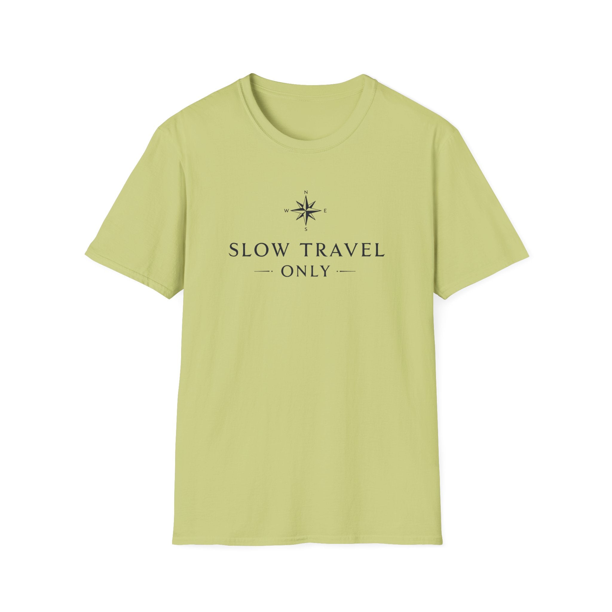 Slow Travel Only Compass T-Shirt