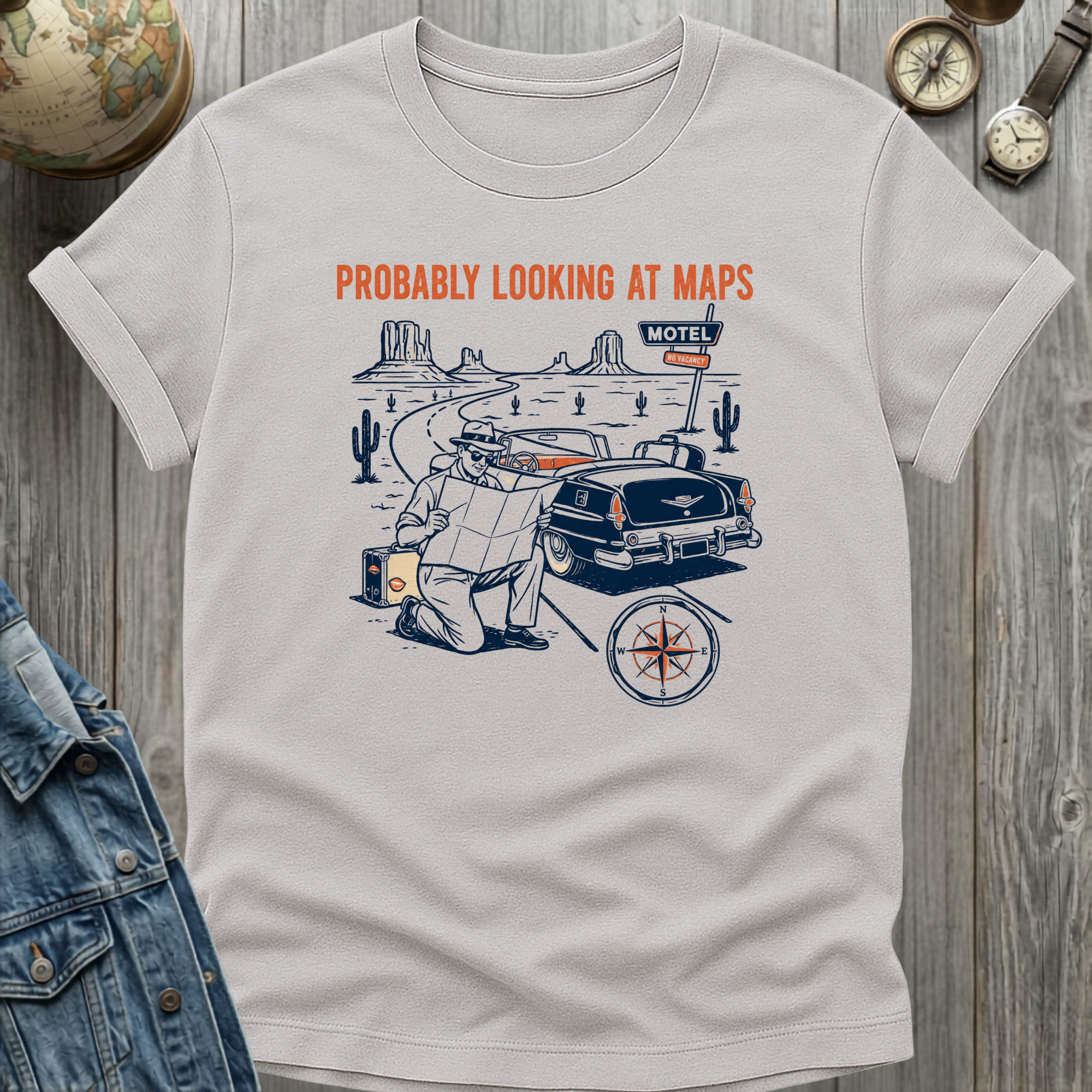 Looking at Maps T-Shirt