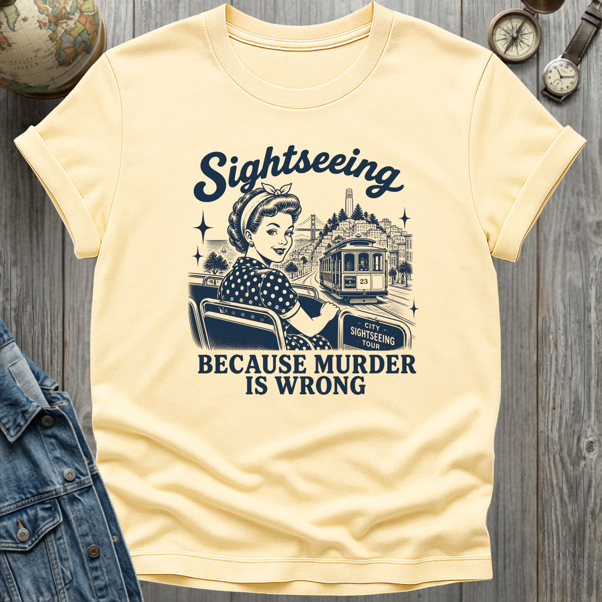 Sightseeing Murder T-Shirt