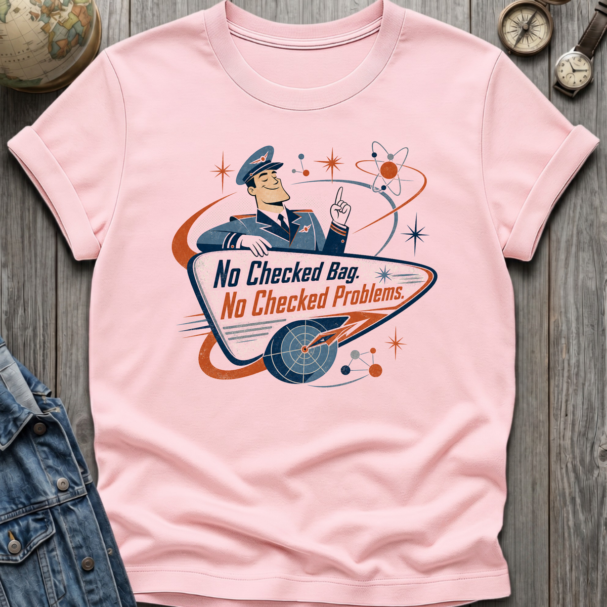 Checked Problem T-Shirt