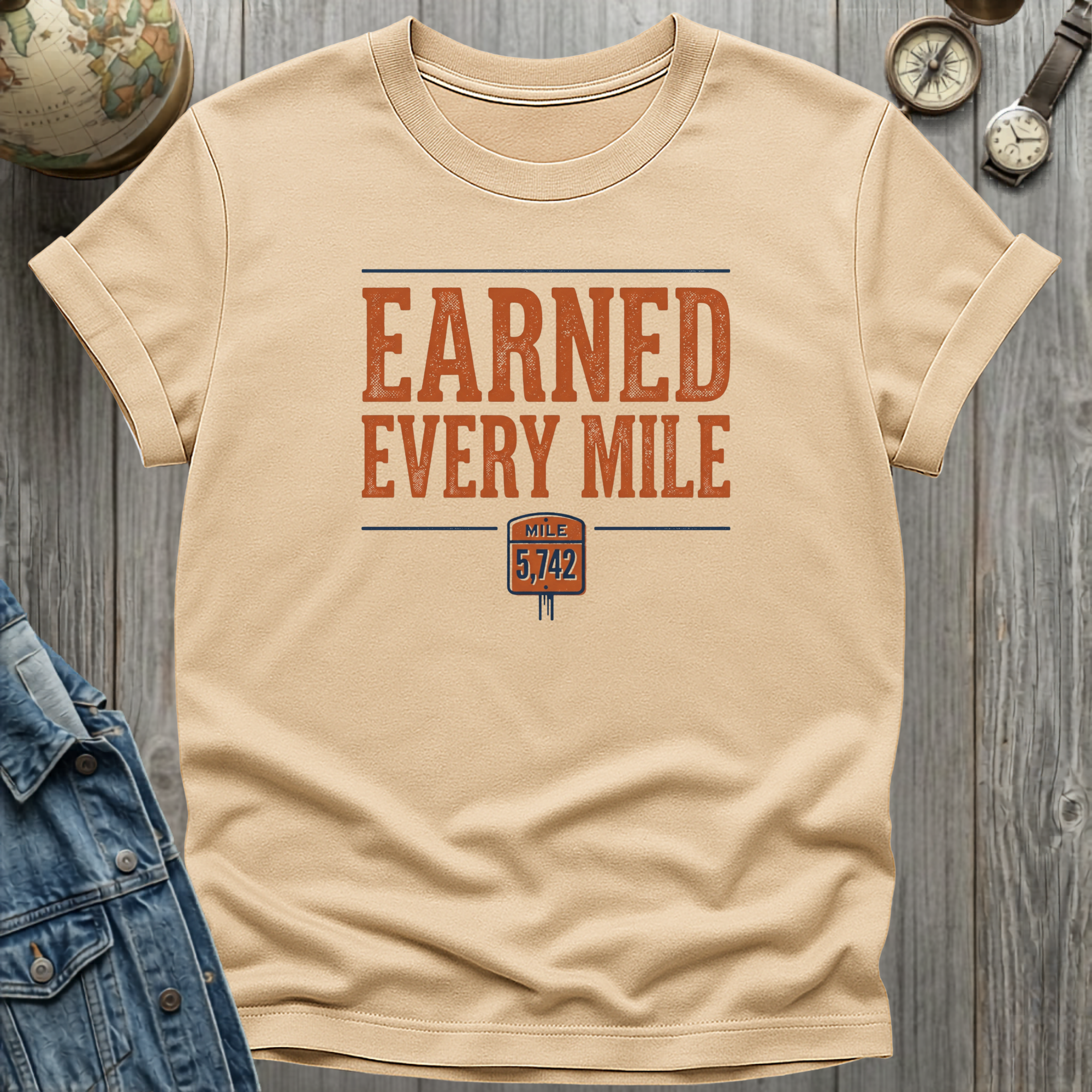 Earned Every Mile T-Shirt