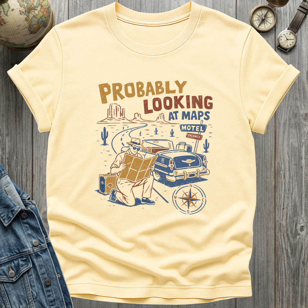 Looking at Maps T-Shirt