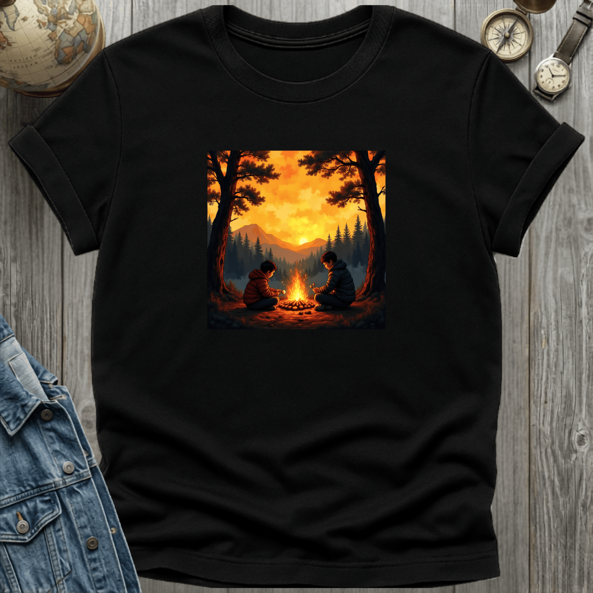 Forest Campfire Story T-Shirt