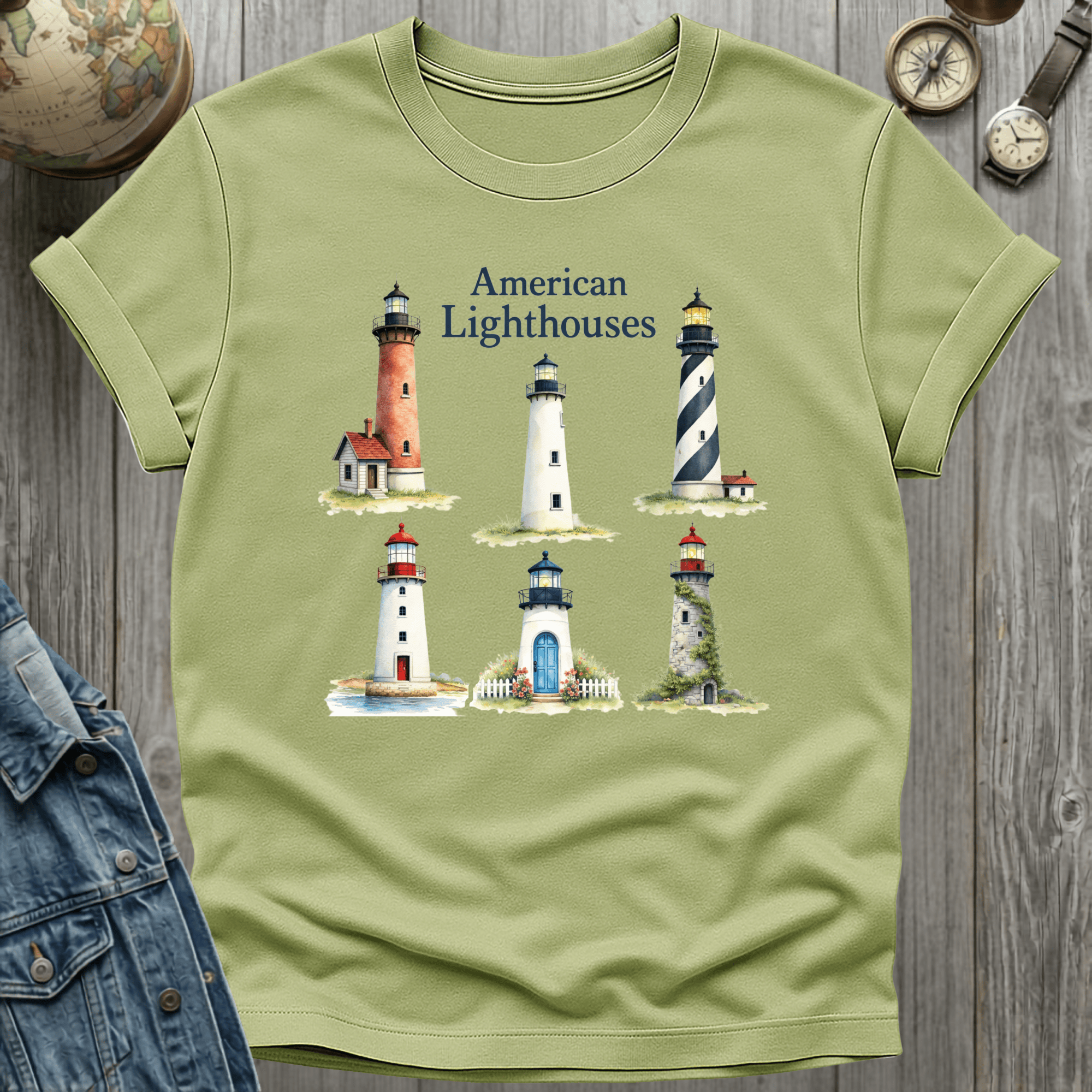 American Lighthouses T-Shirt