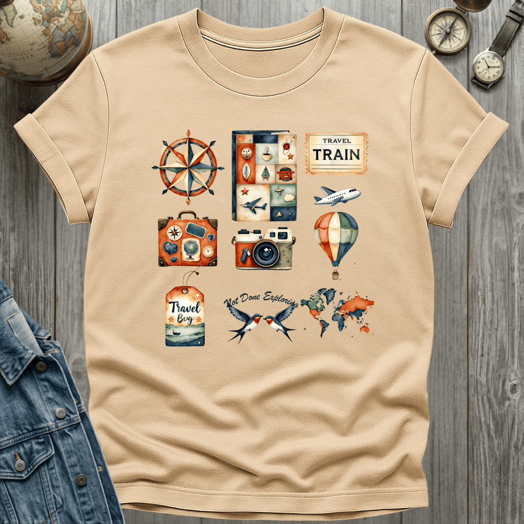 Travel Patchwork T-Shirt