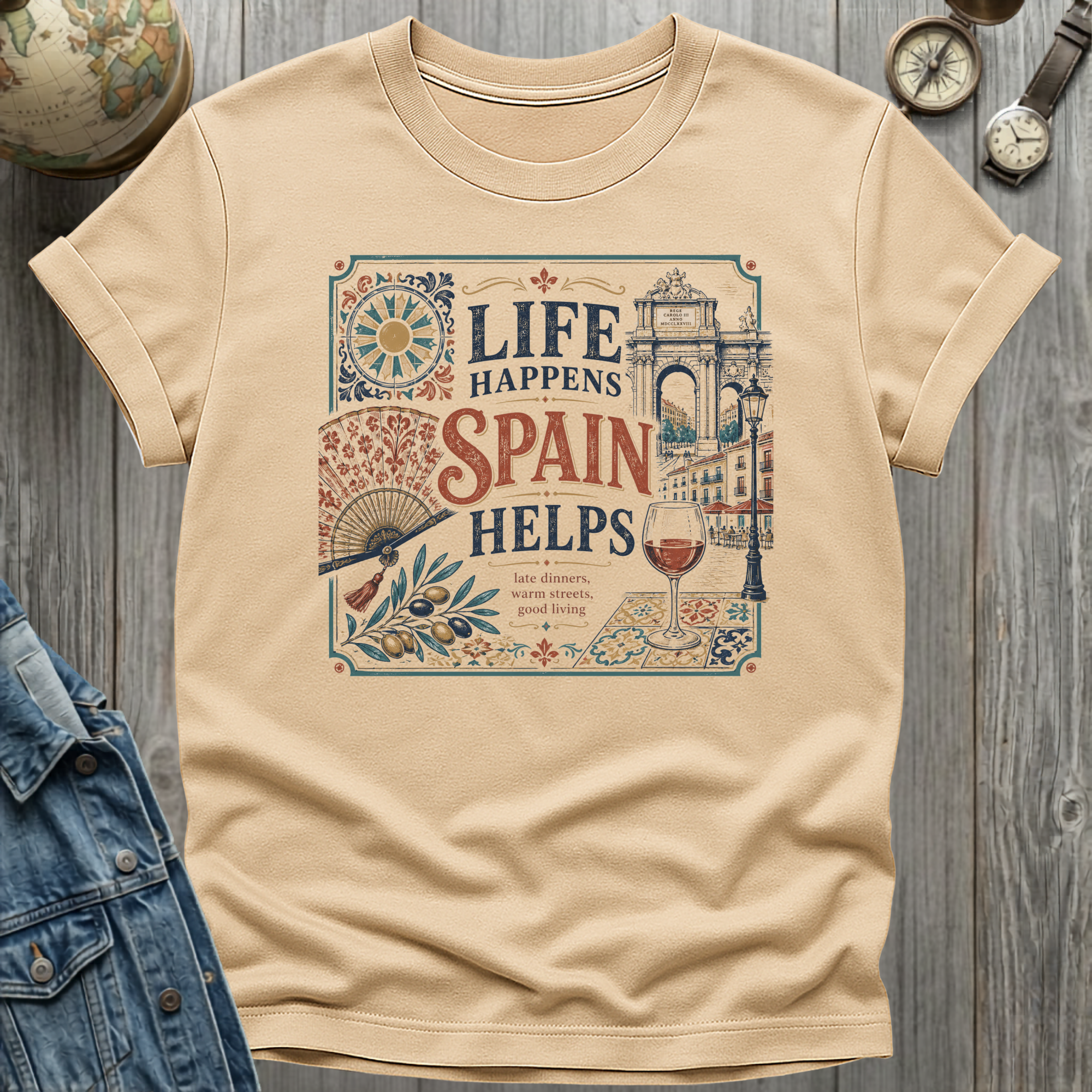 Spain Helps T-Shirt