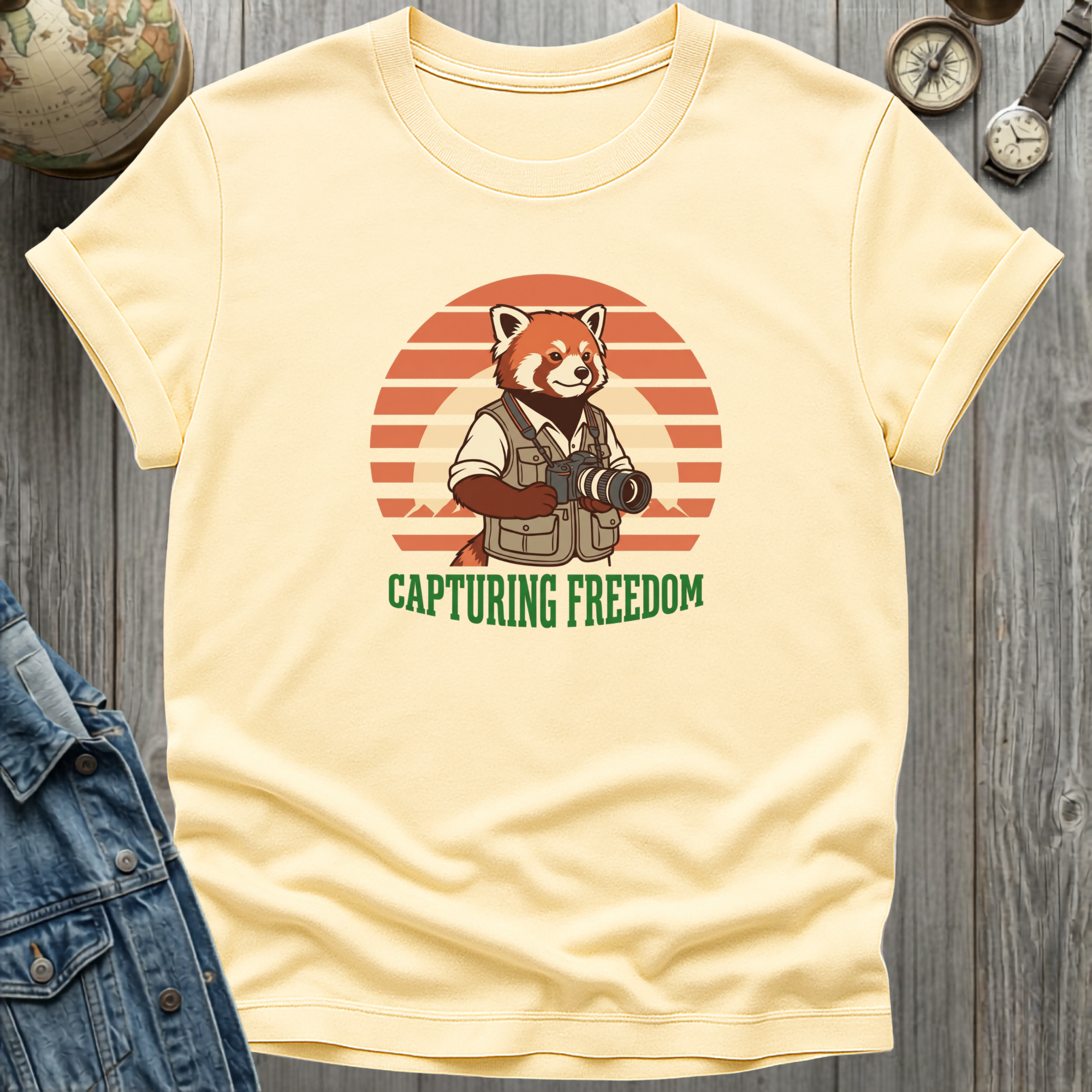 Red Panda Freedom T-Shirt