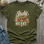 Italy Heart T-Shirt