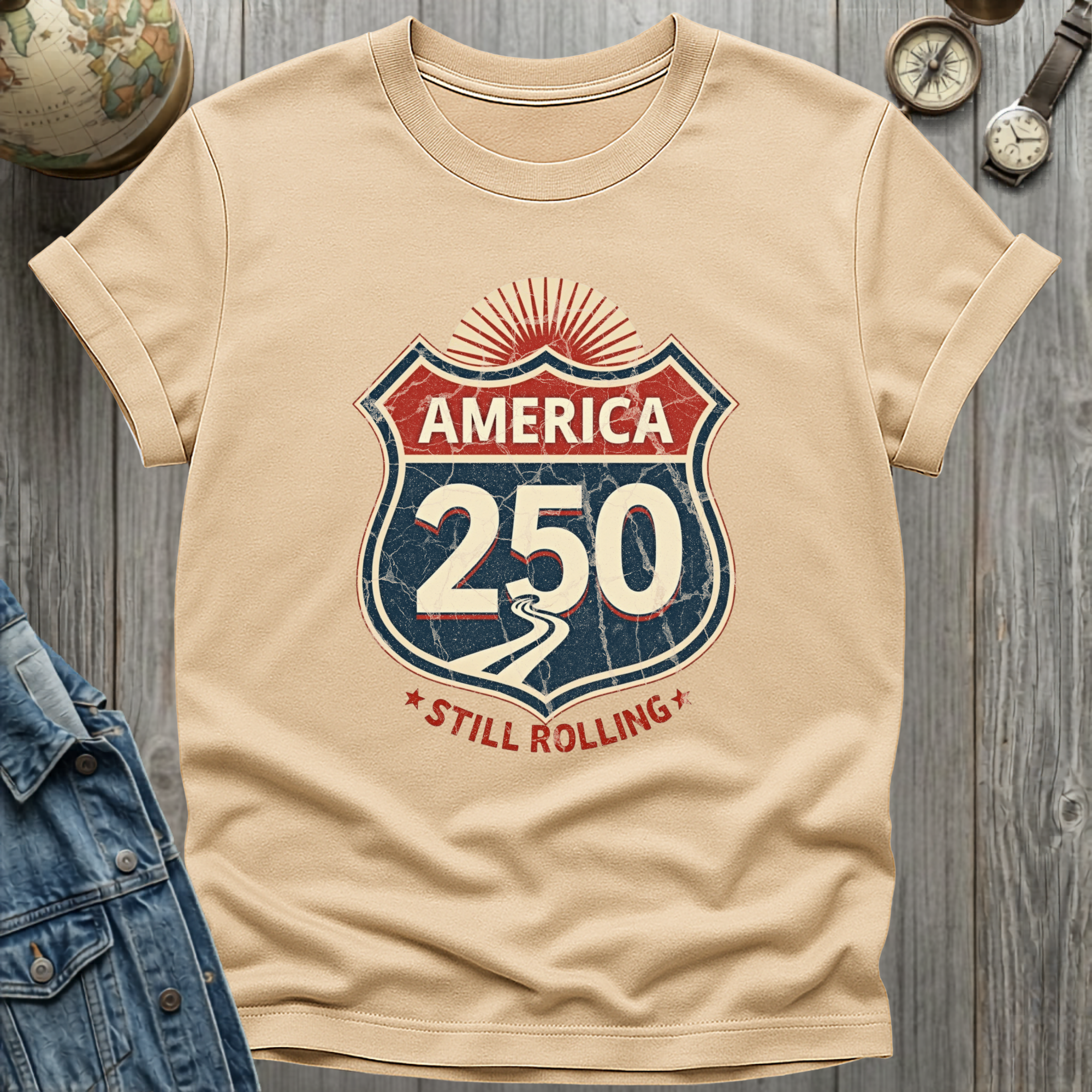 America 250 Still Rolling T-Shirt