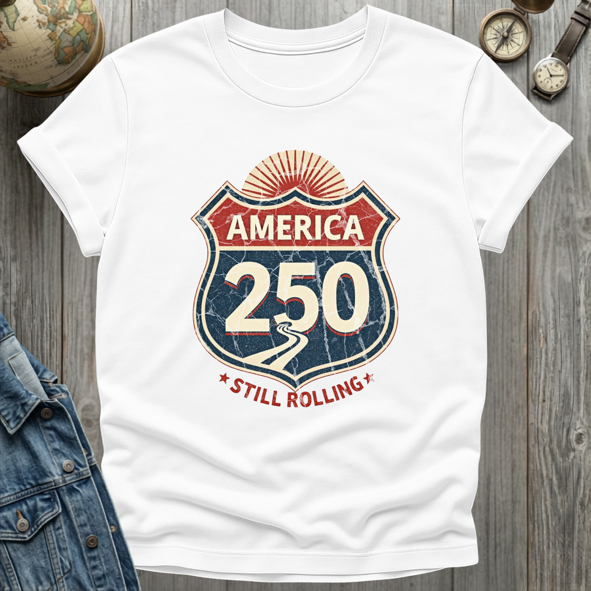 America 250 Still Rolling T-Shirt