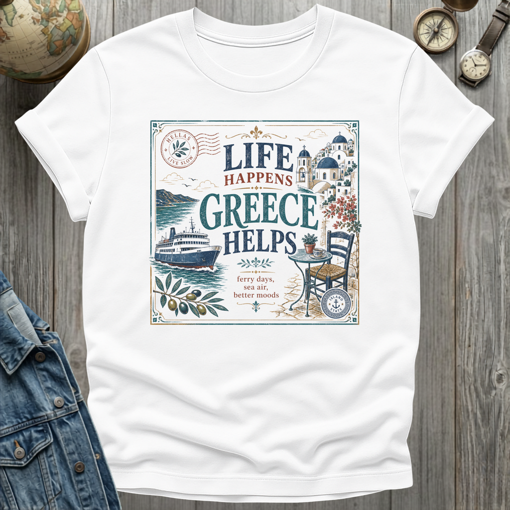 Greece Helps T-Shirt
