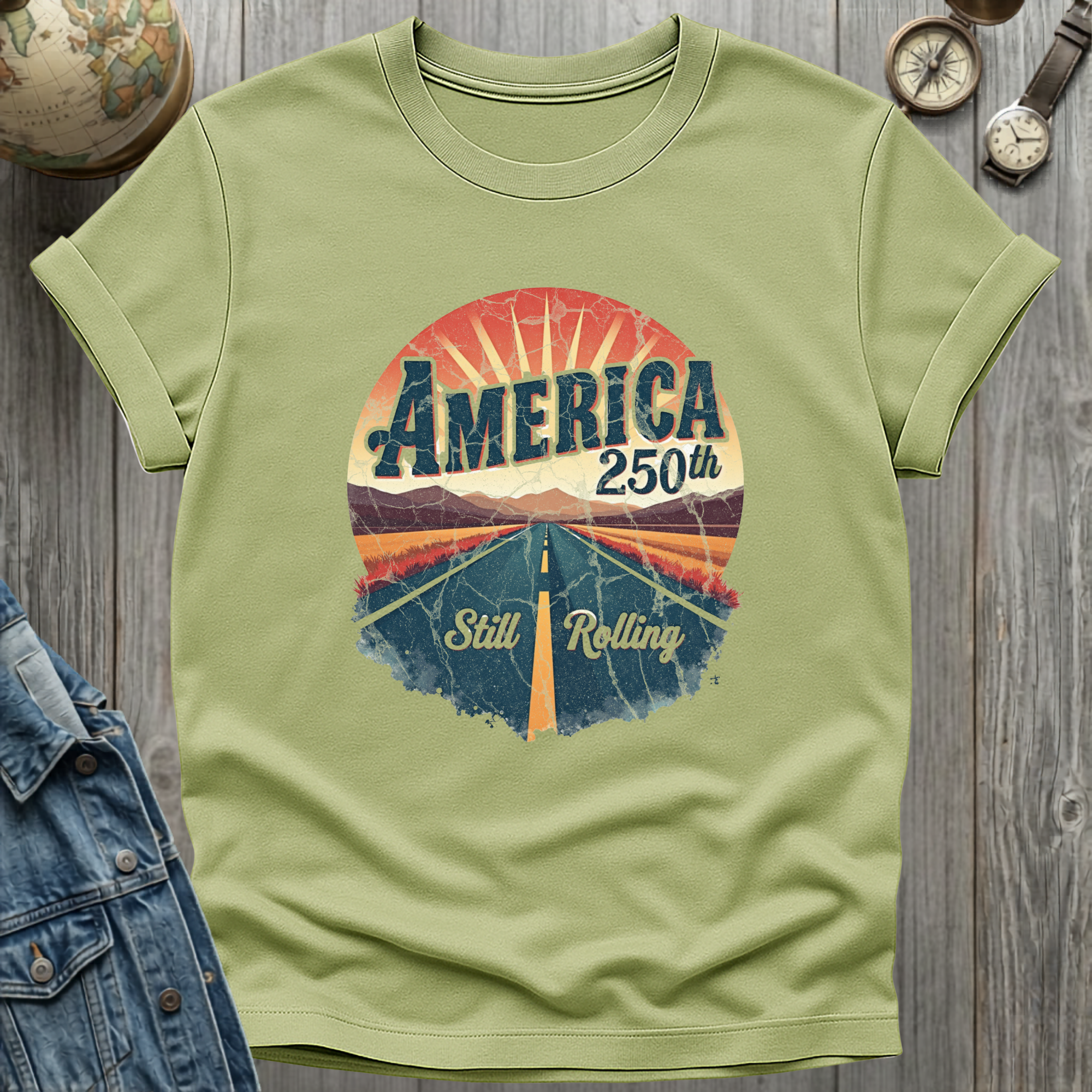 America 250th Badge T-Shirt