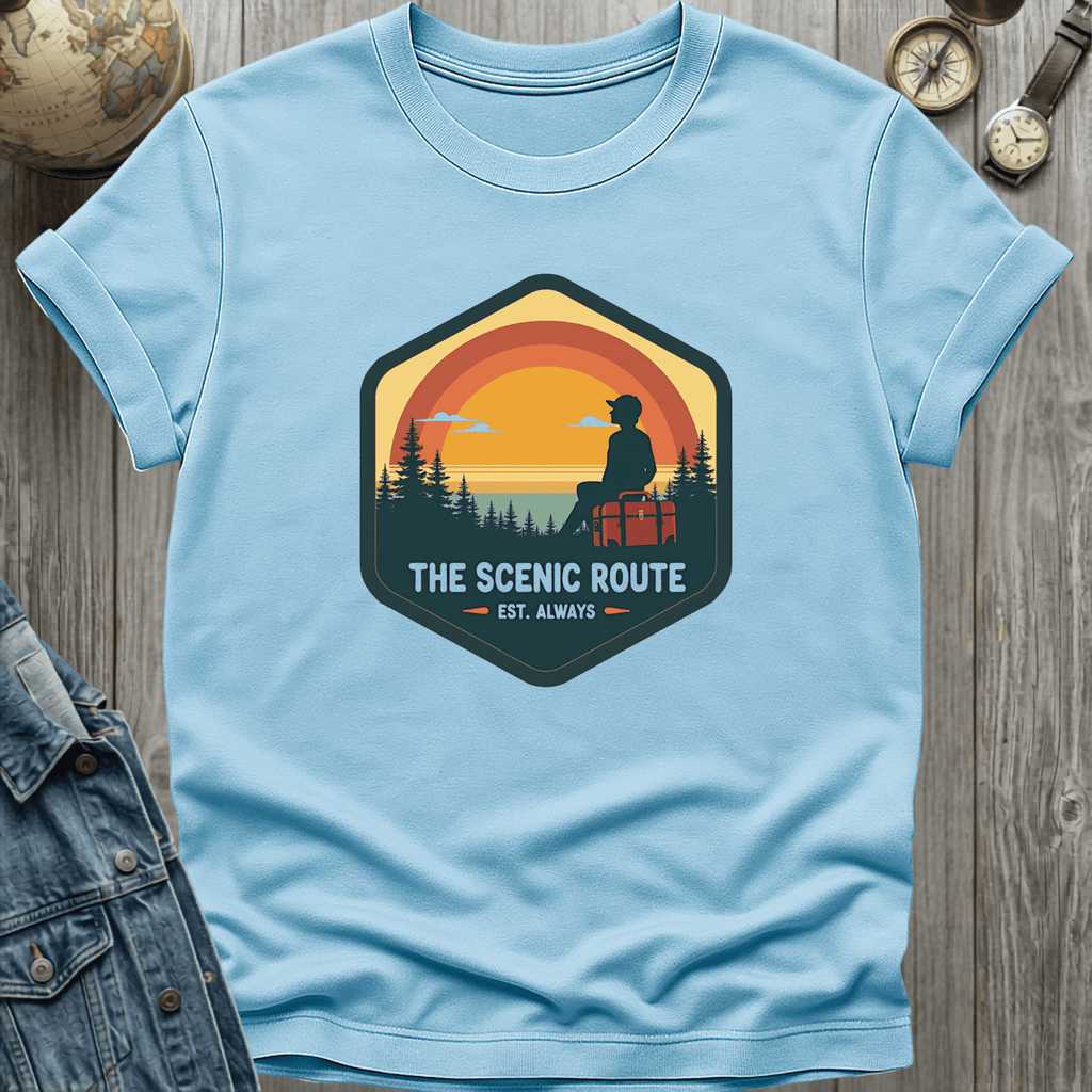 Scenic Route Est Always T-Shirt