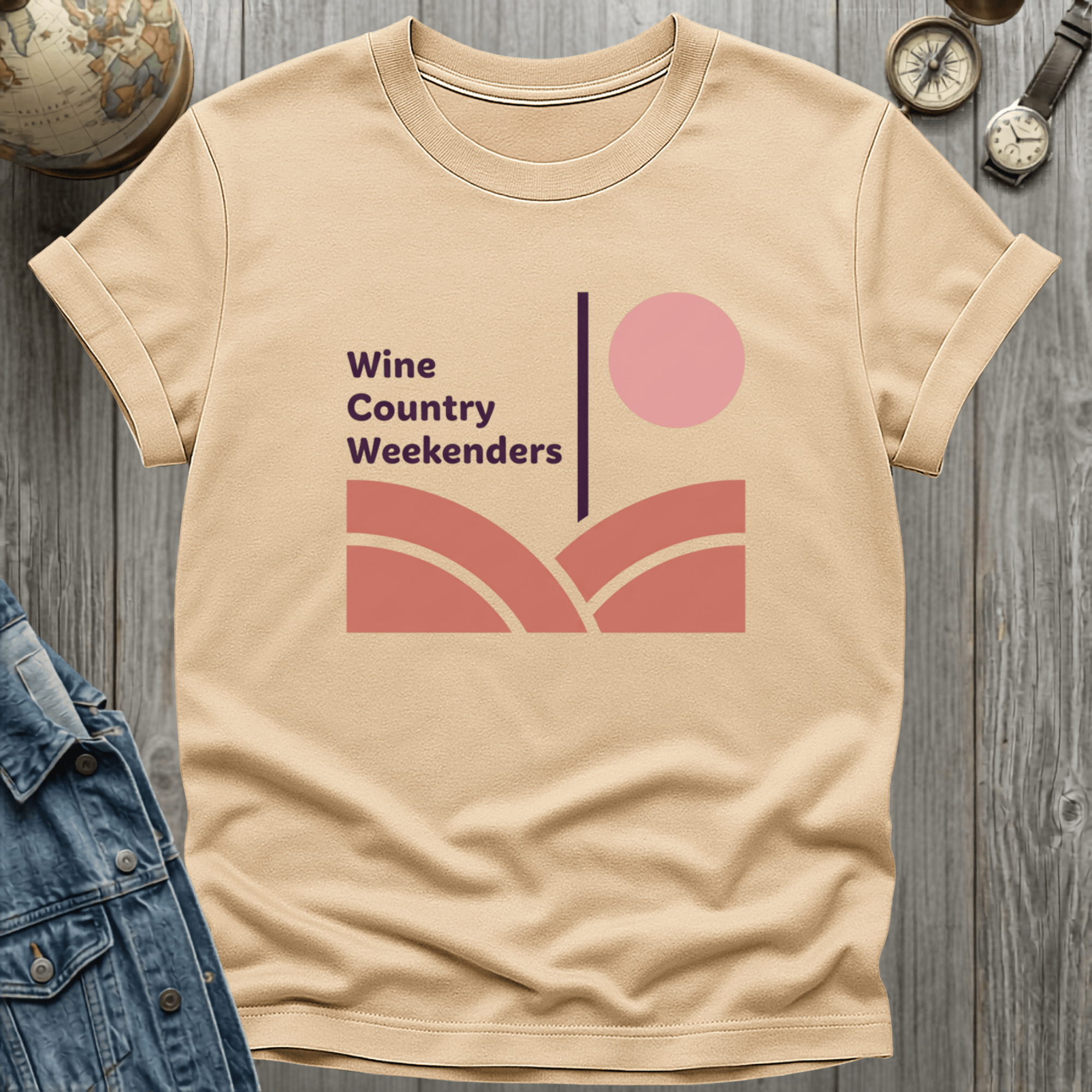 Wine Country Retro T-Shirt