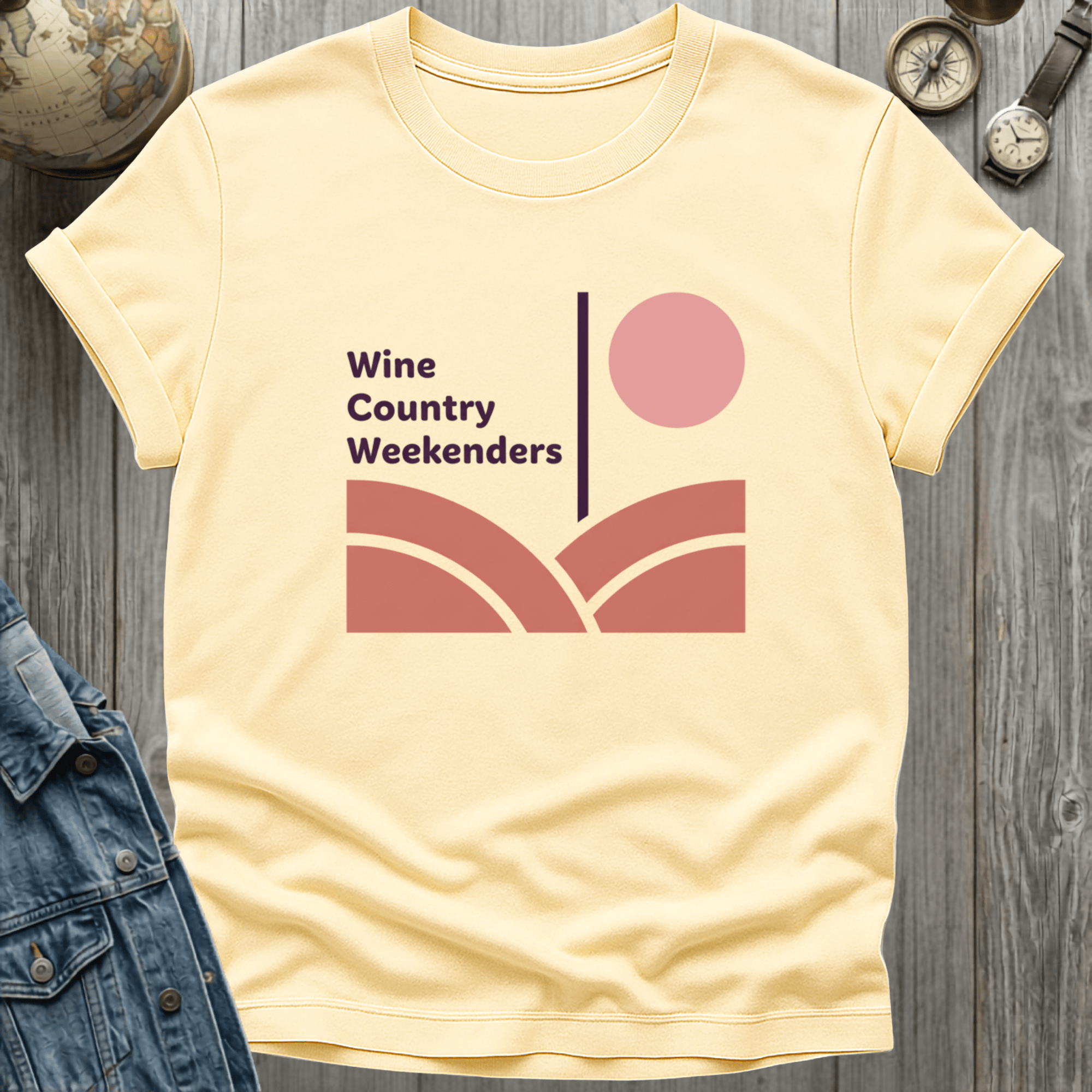 Wine Country Retro T-Shirt