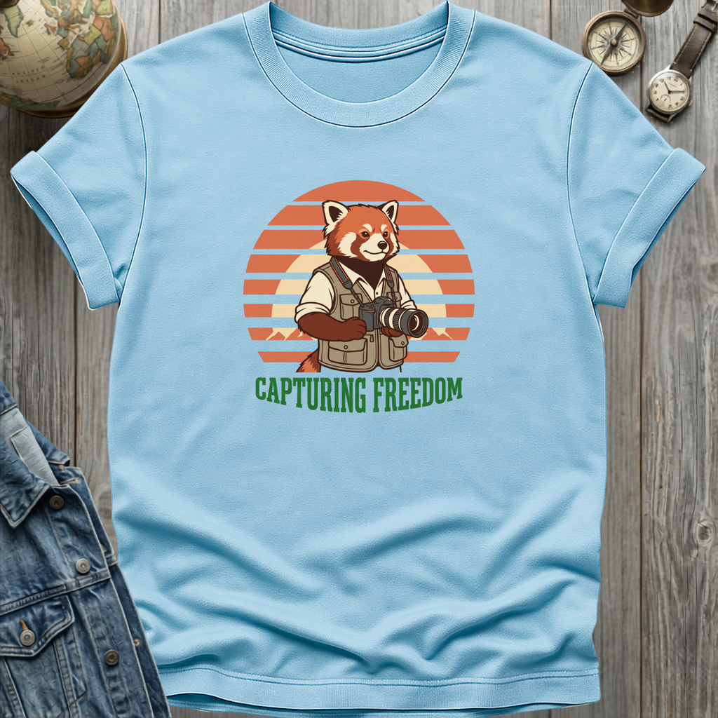 Red Panda Freedom T-Shirt