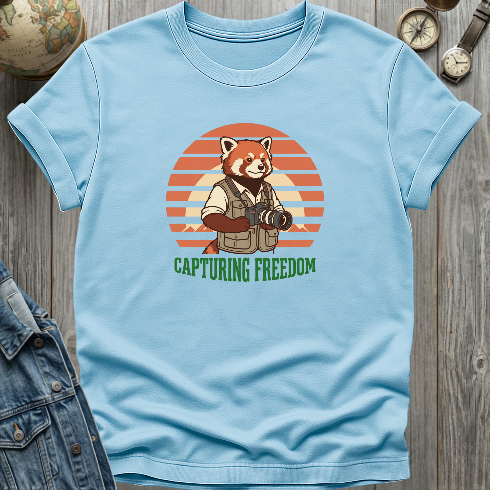 Red Panda Freedom T-Shirt