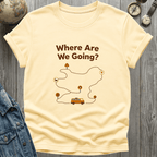 Where Are We Going Map T-Shirt