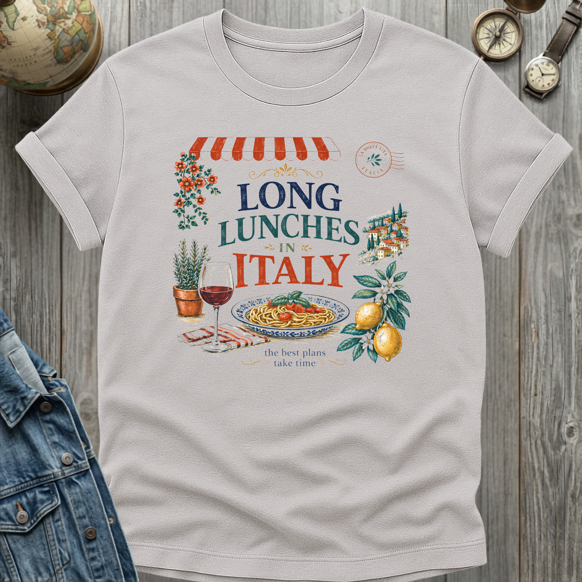 Long Lunches Italy T-Shirt