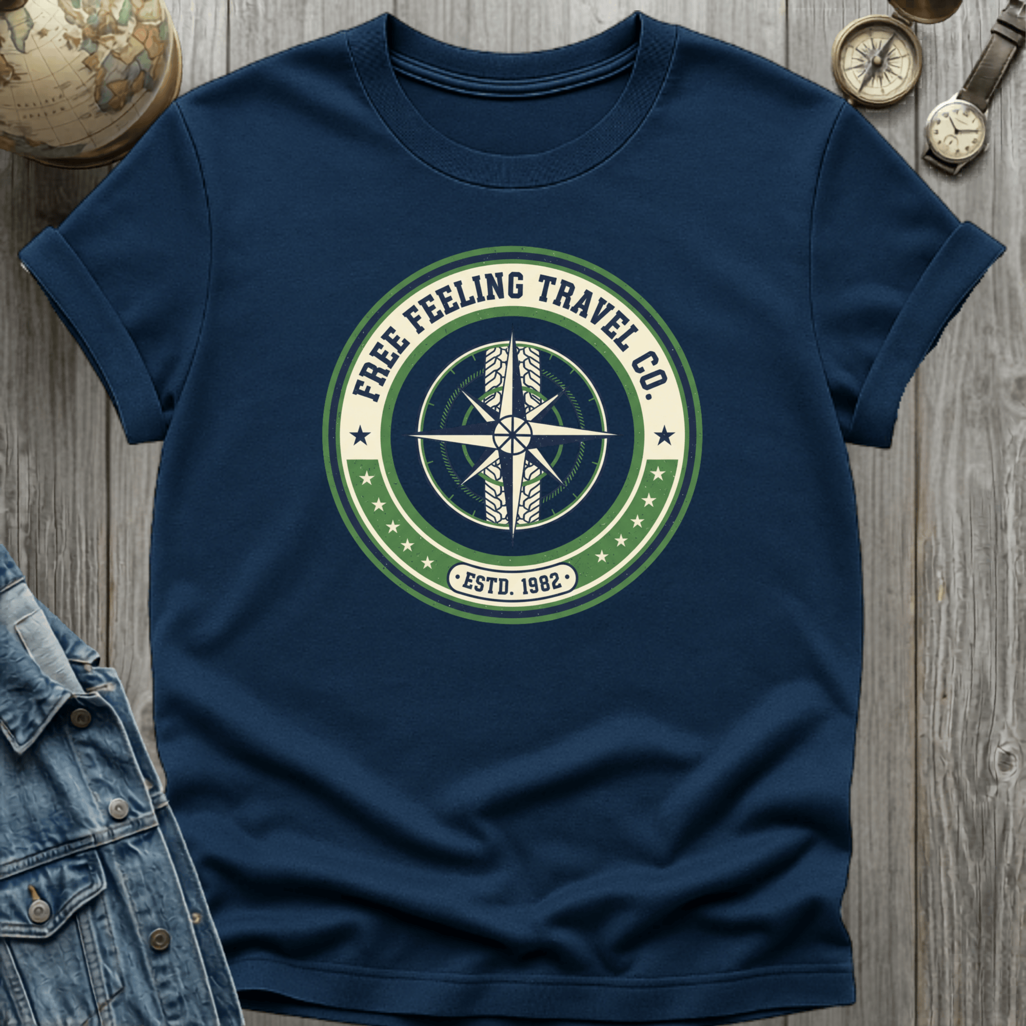 Free Feeling Travel Co T-Shirt