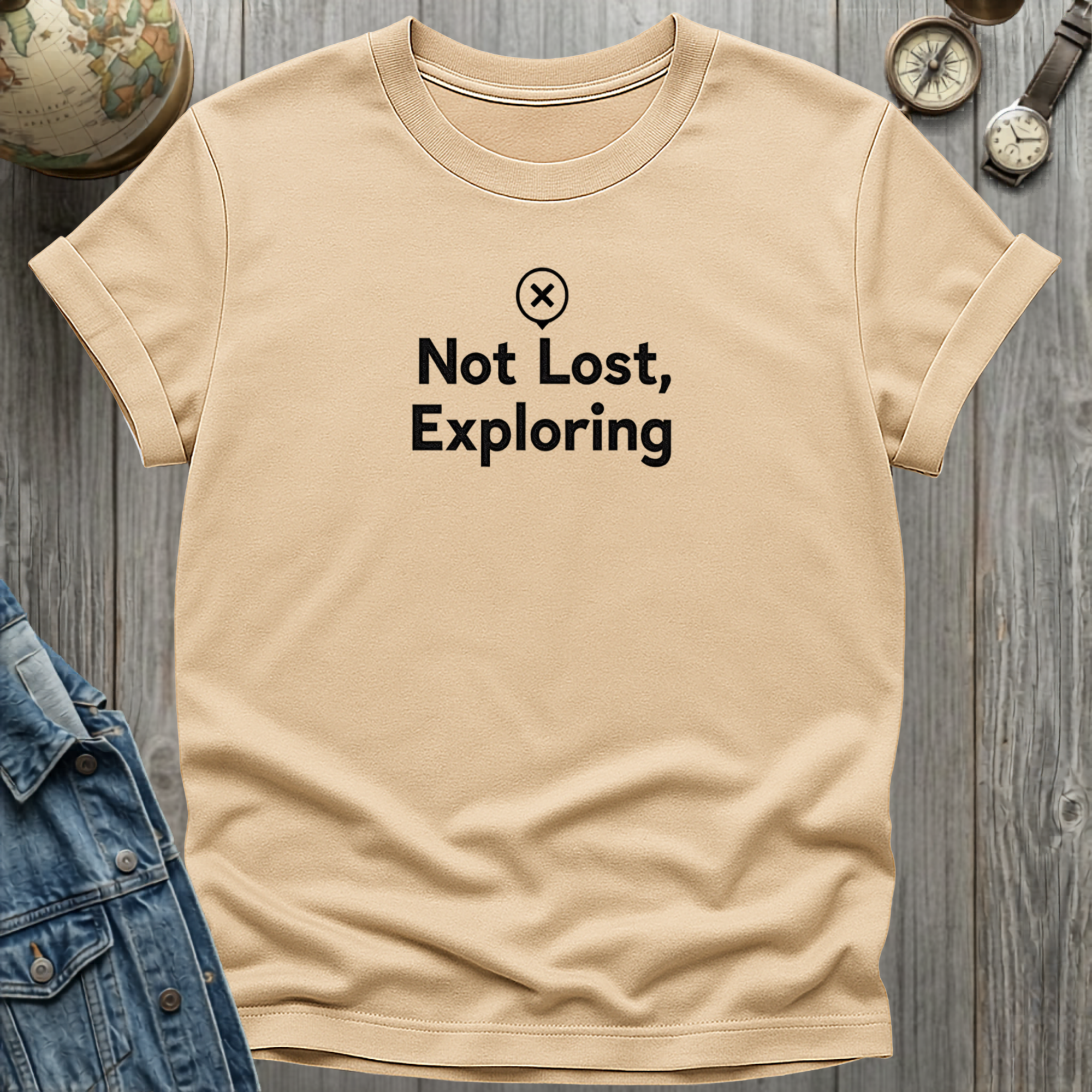 Not Lost, Exploring T-Shirt