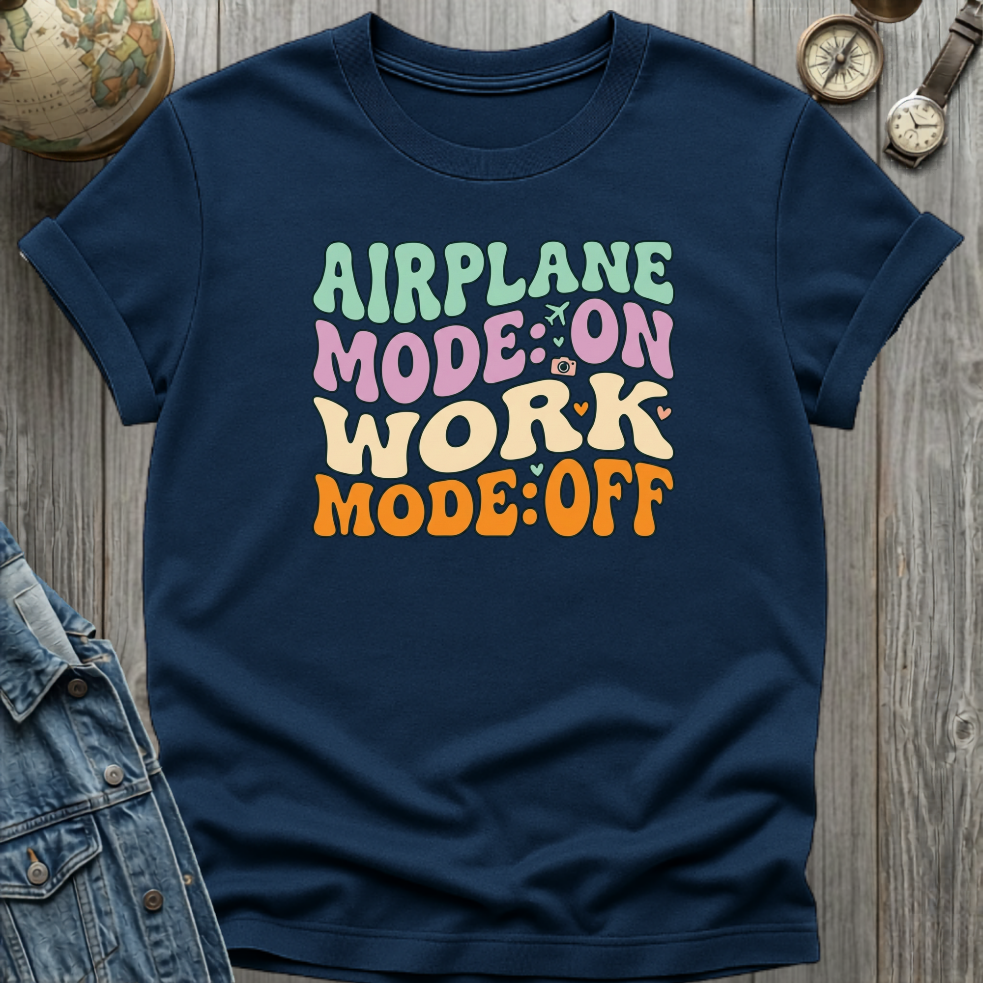 Airplane Mode On T-Shirt