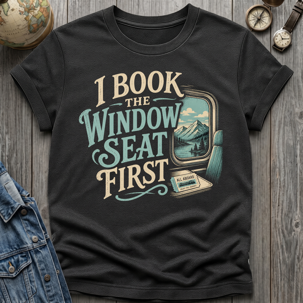 Window Seat Train T-Shirt