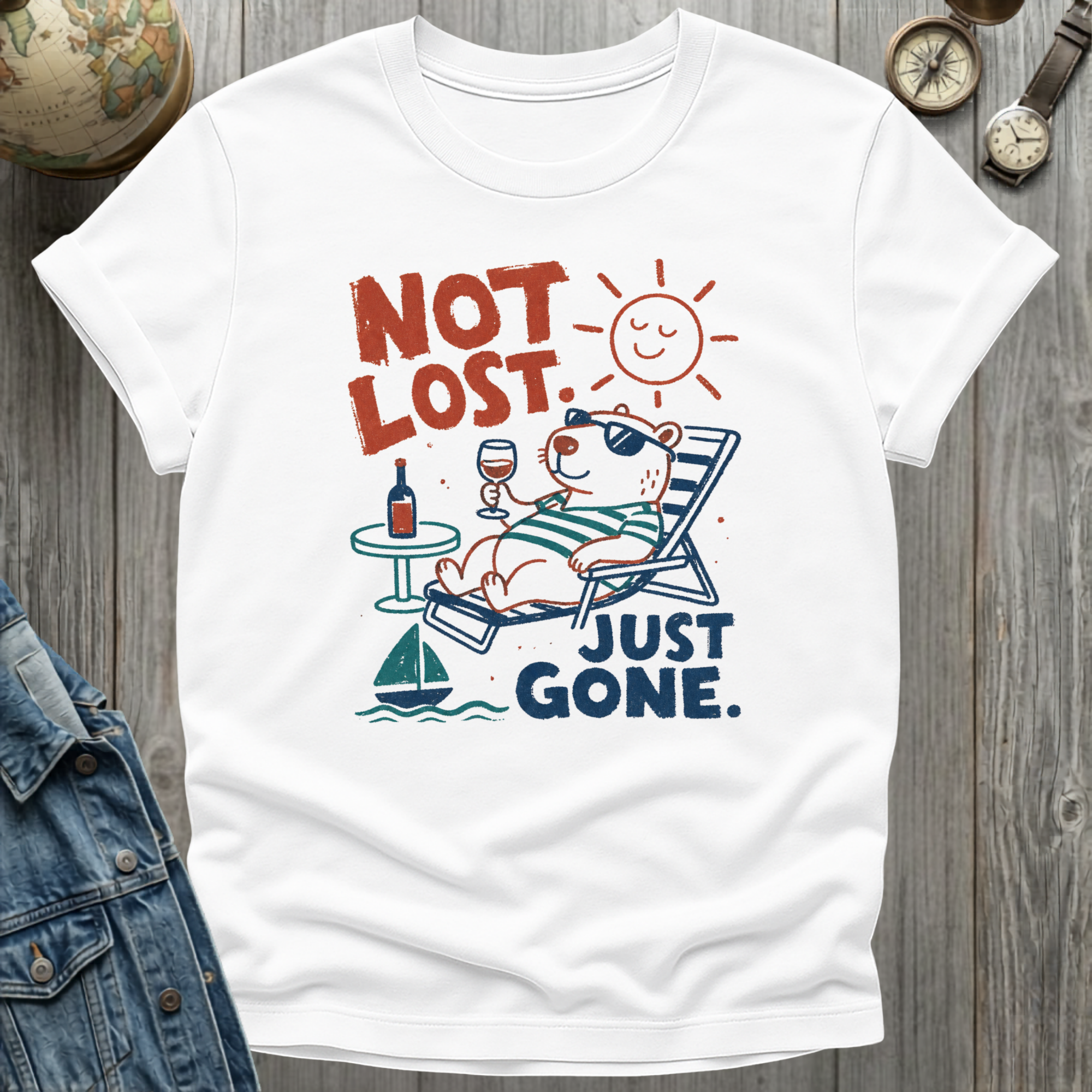 Capybara Not Lost T-Shirt
