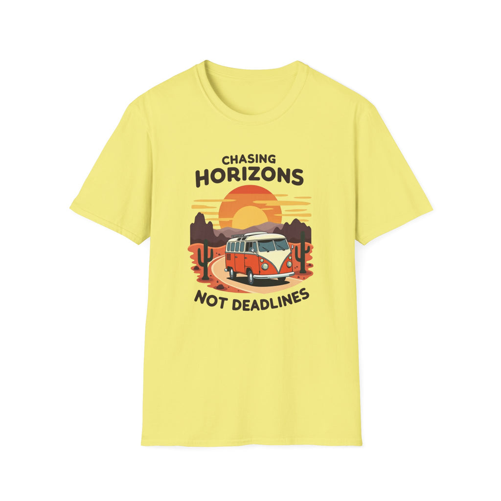 Chasing Horizons Not Deadlines T-Shirt