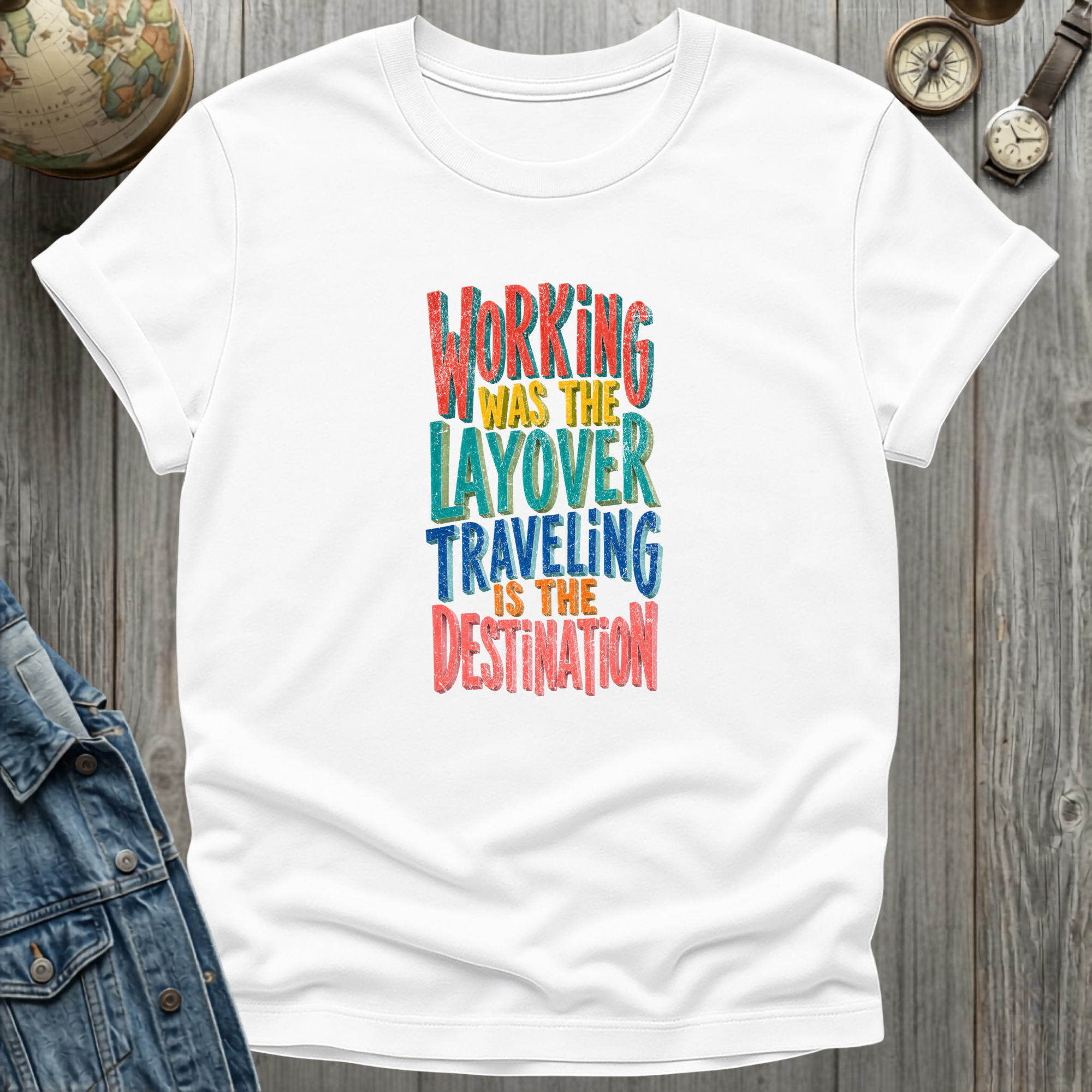 Working Traveling T-Shirt