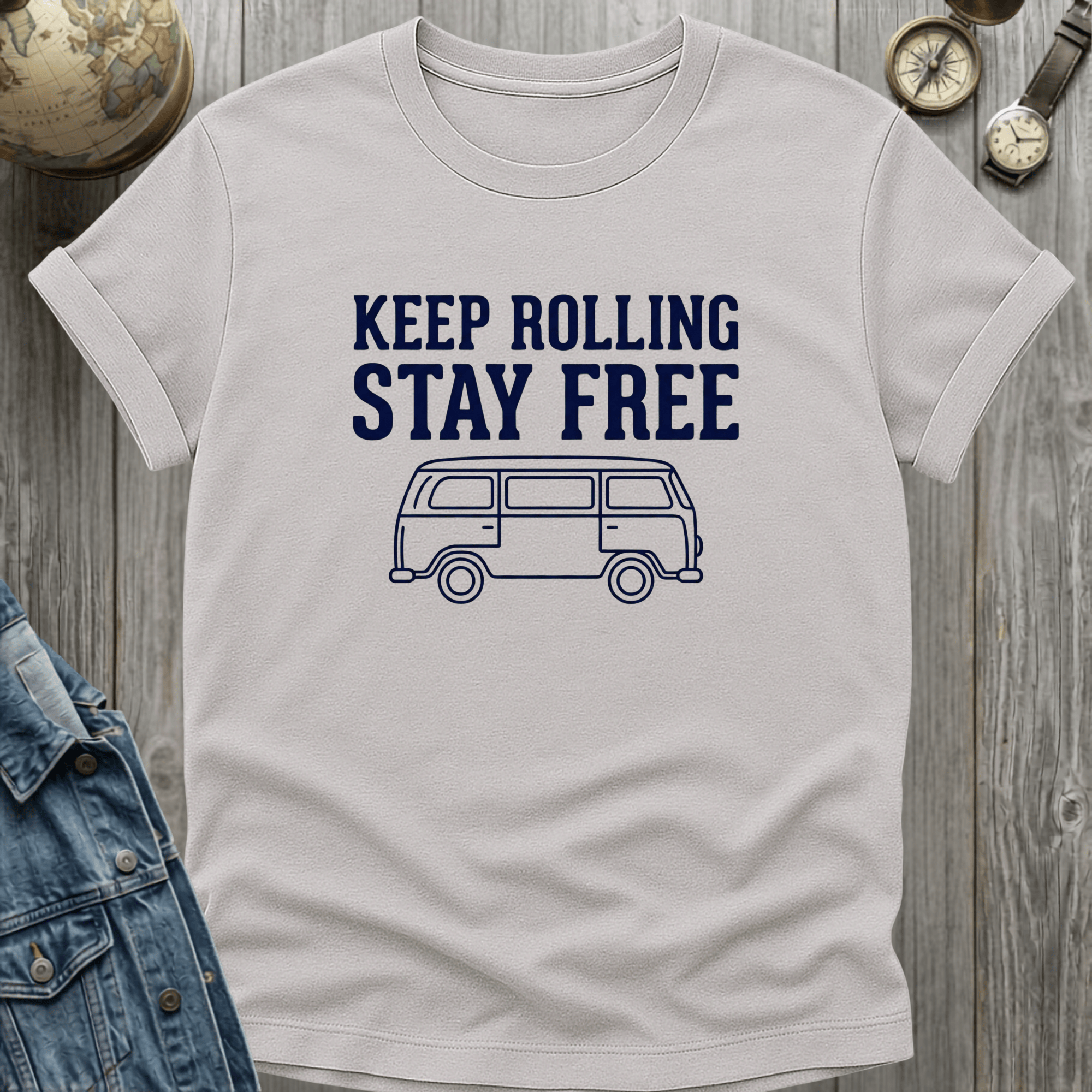 Keep Rolling Stay Free T-Shirt