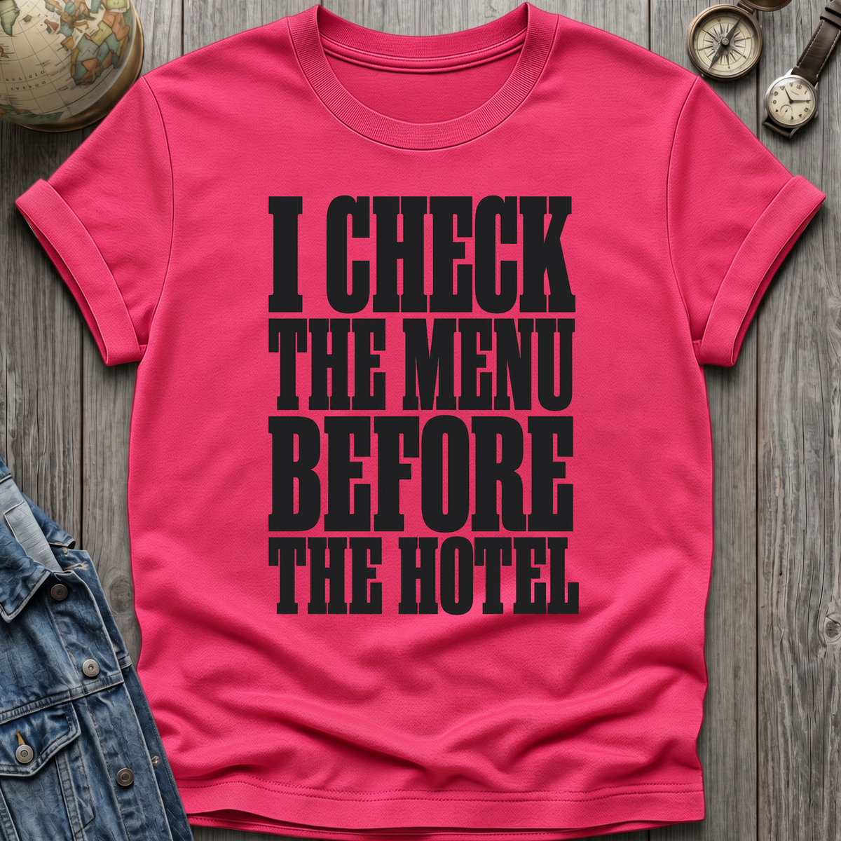 Menu Check T-Shirt