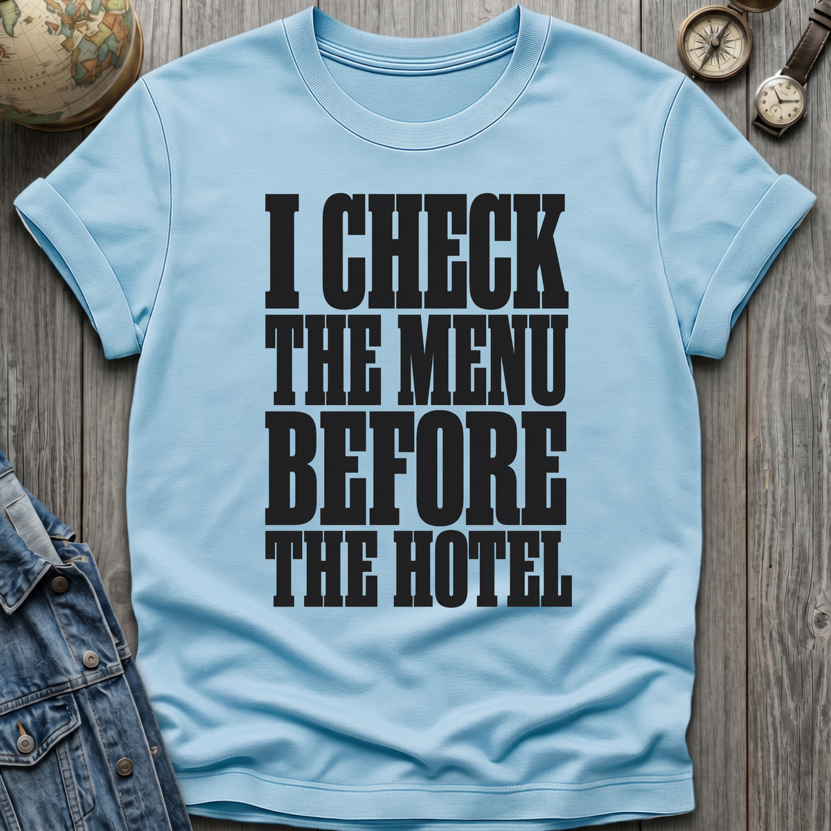 Menu Check T-Shirt