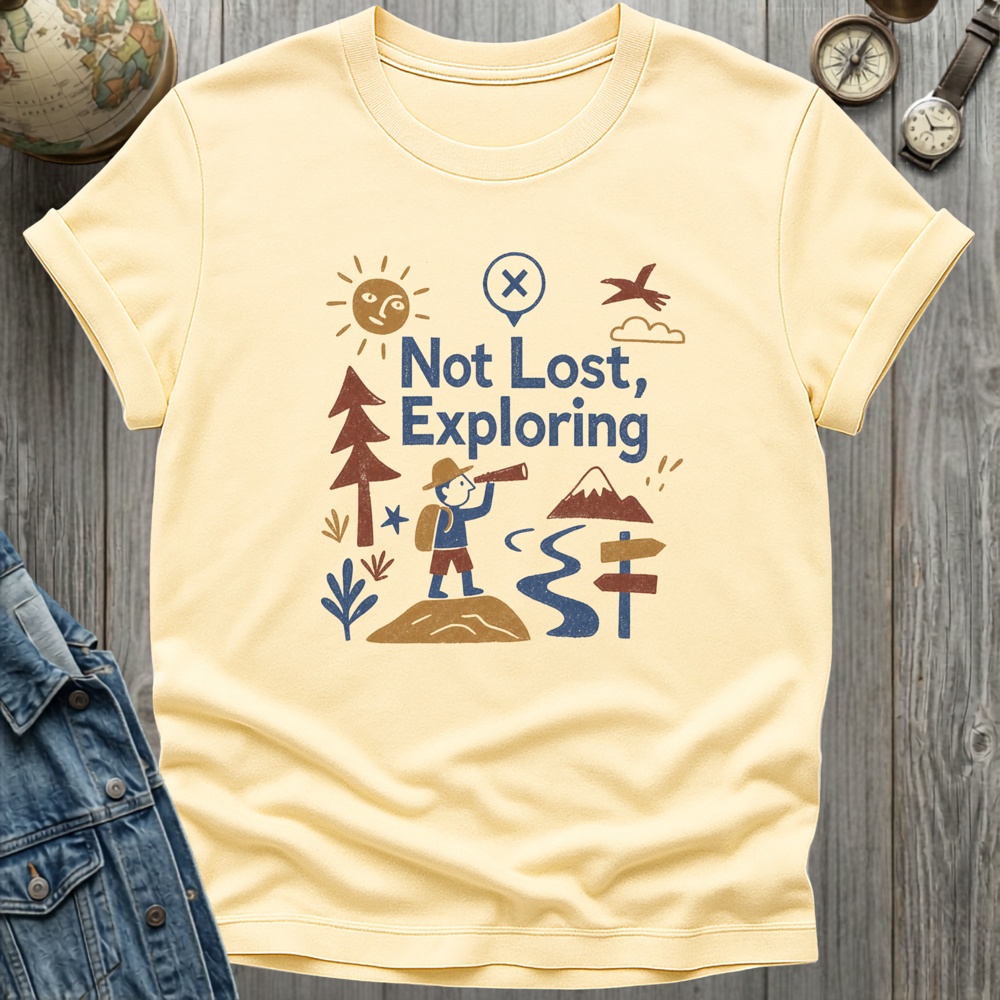 Not Lost, Exploring T-Shirt