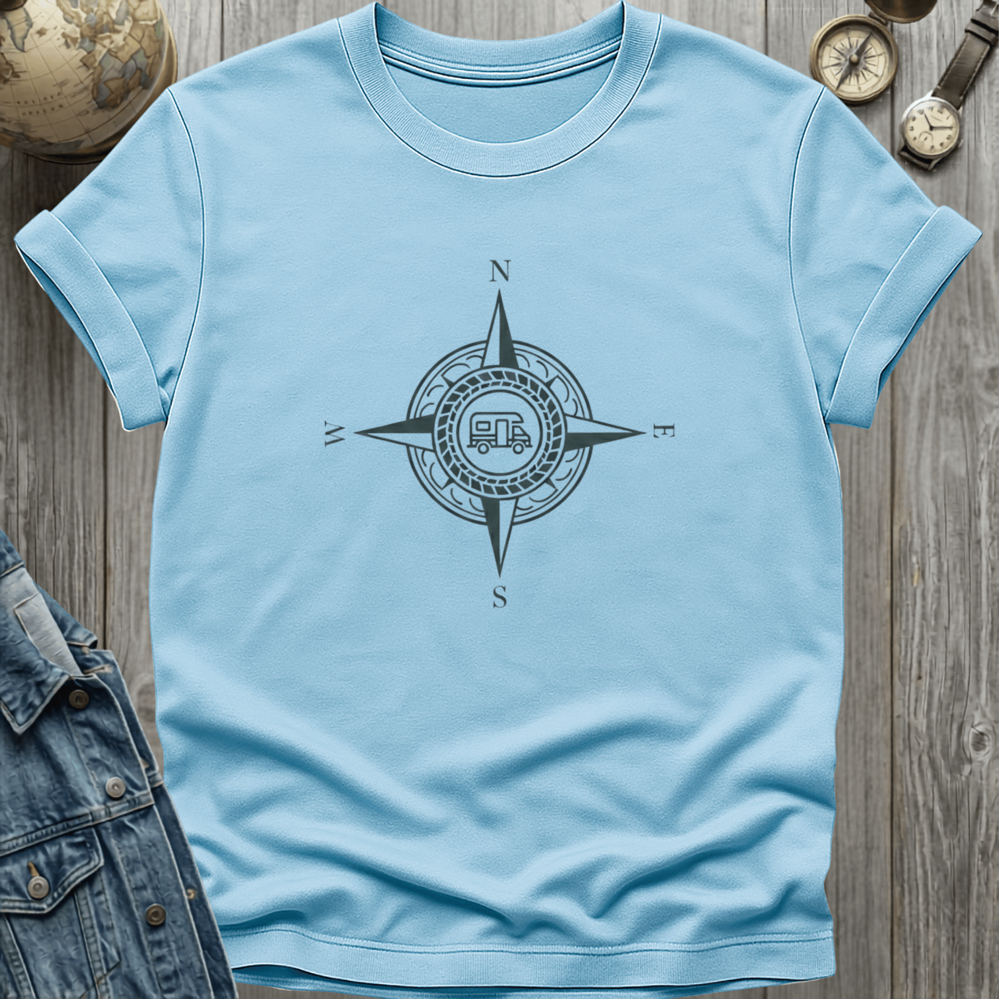 Compass RV Camper T-Shirt