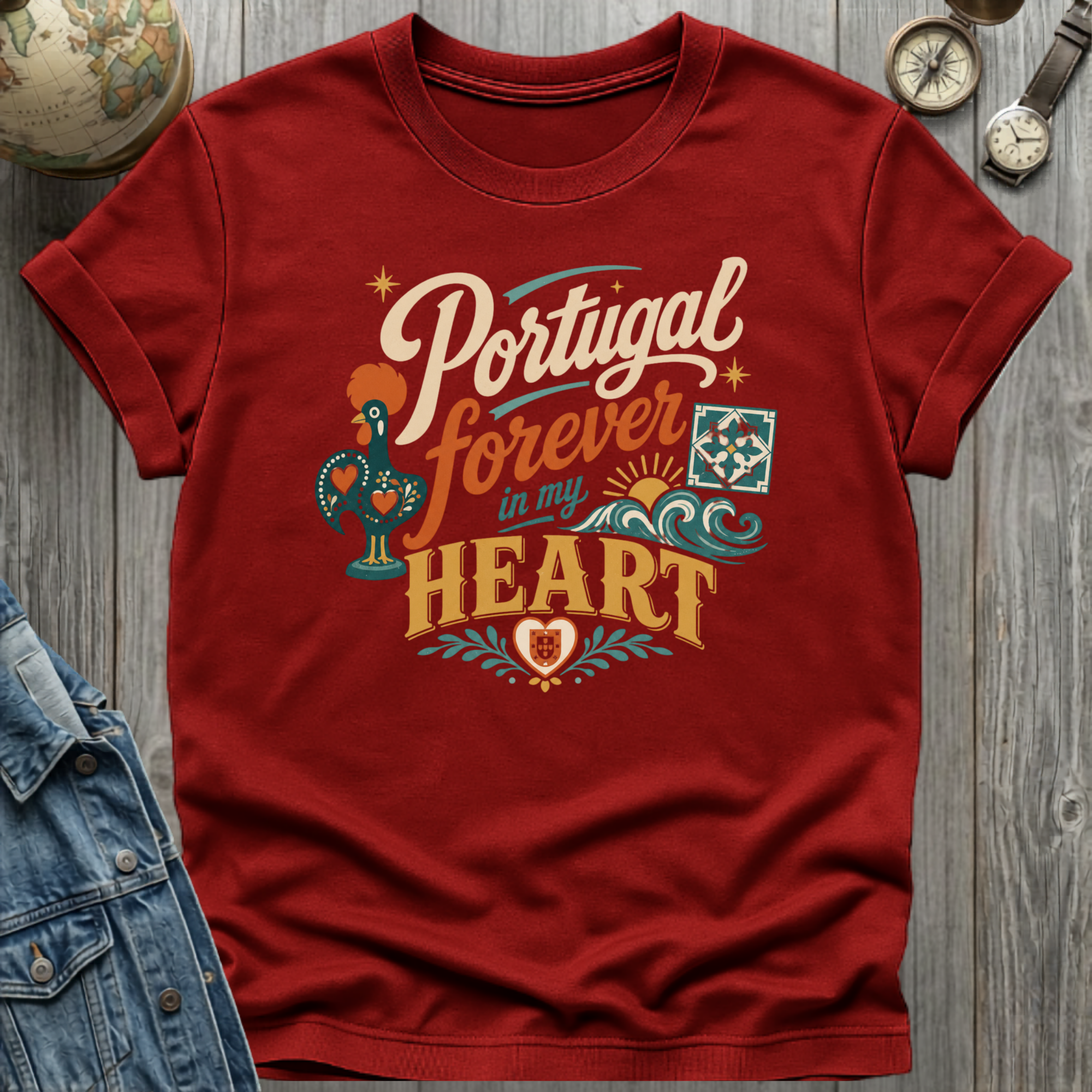 Portugal Heart T-Shirt