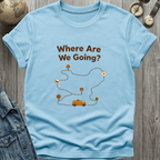 Where Are We Going Map T-Shirt