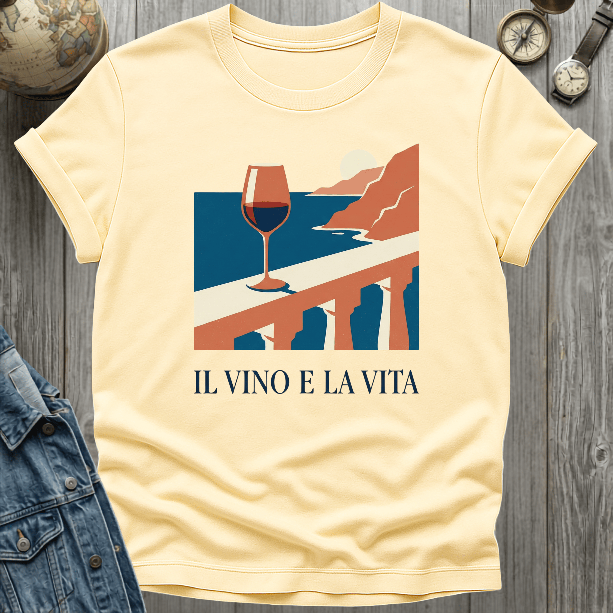 Il Vino E La Vita T-Shirt