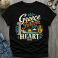 Greece Heart Tee