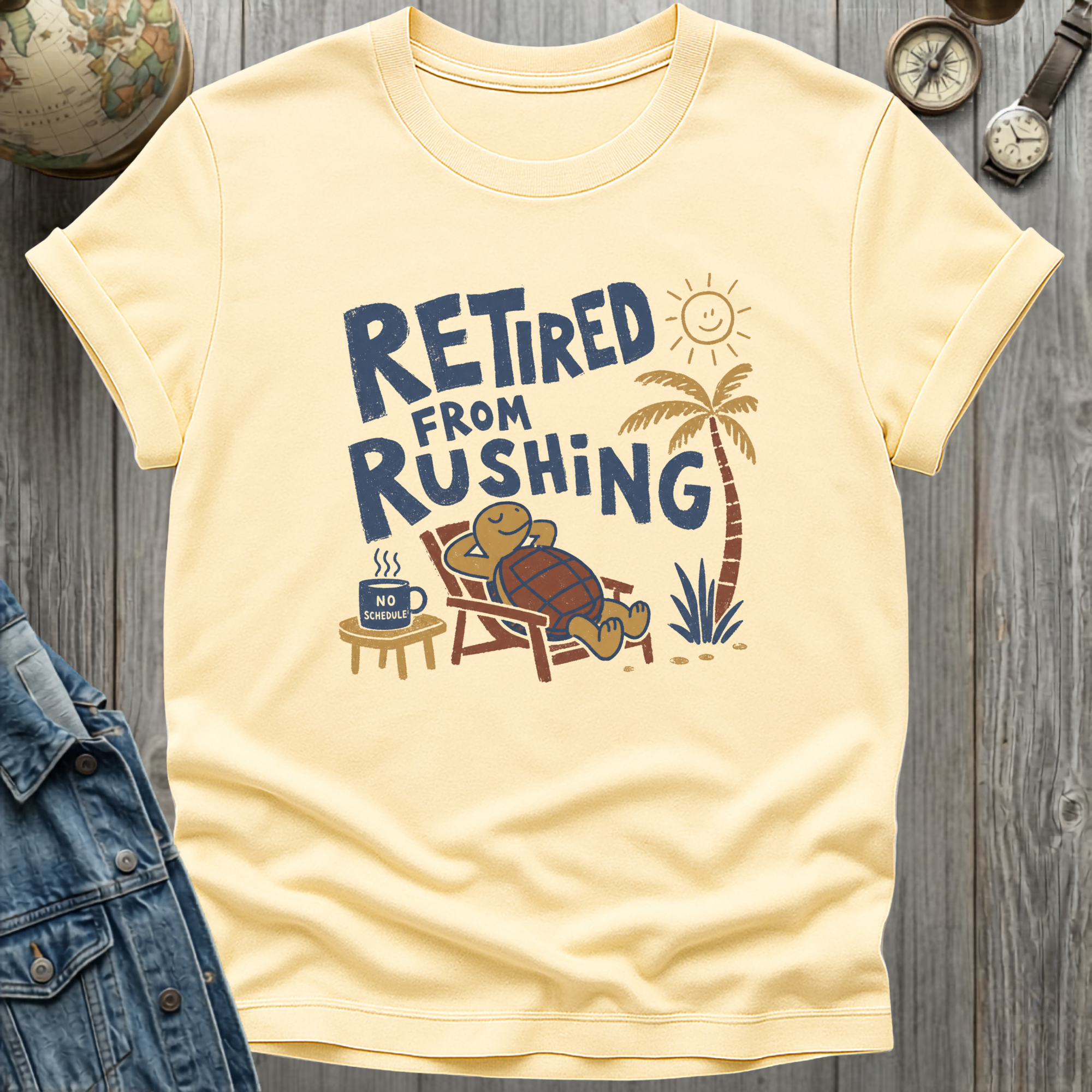 Retired From Rushing T-Shirt