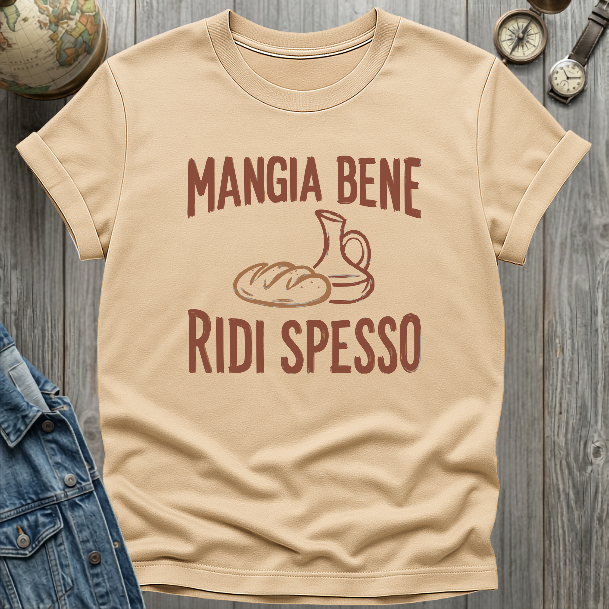 Mangia Bene Ridi Spesso T-Shirt