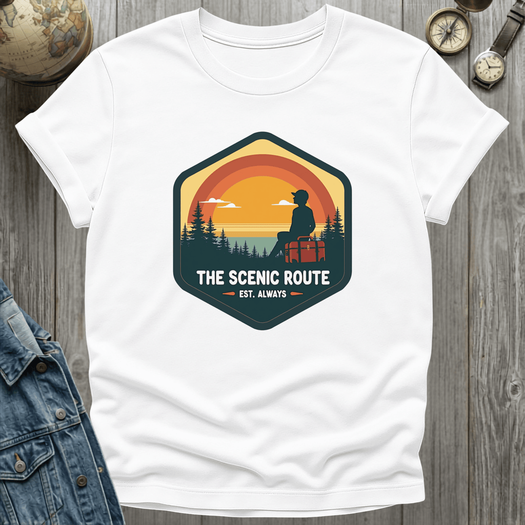 Scenic Route Est Always T-Shirt