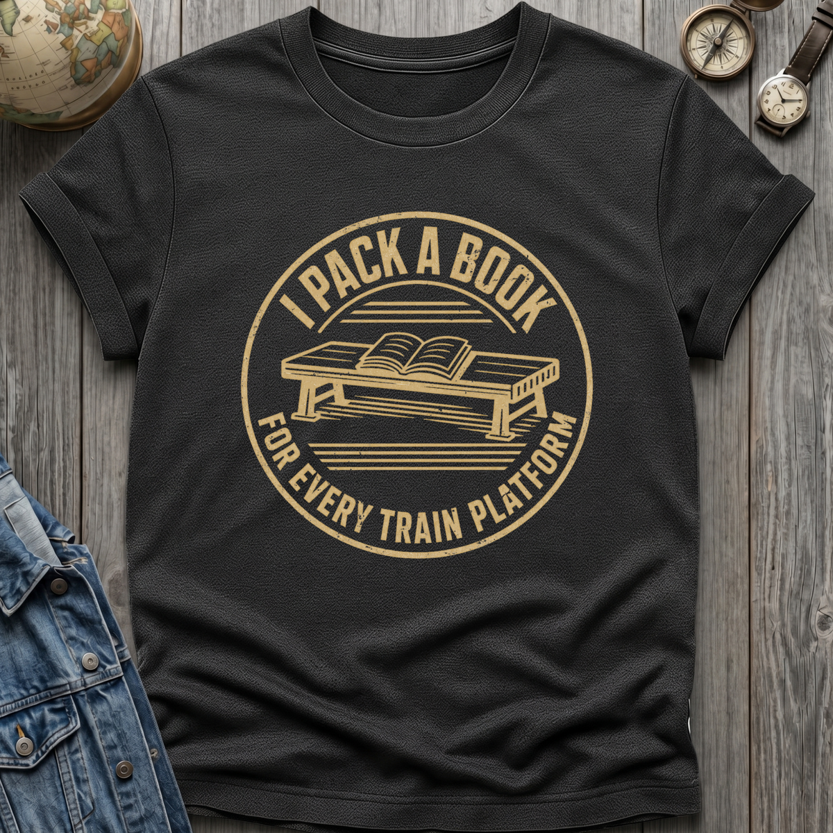 Book For Train T-Shirt