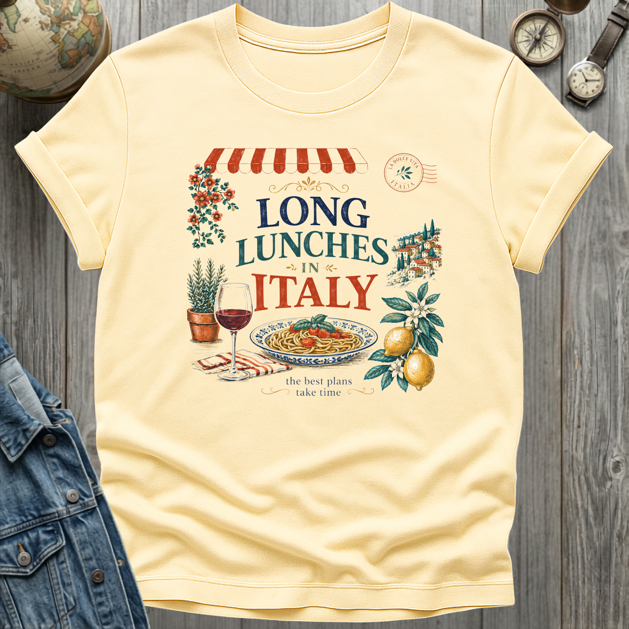 Long Lunches Italy T-Shirt