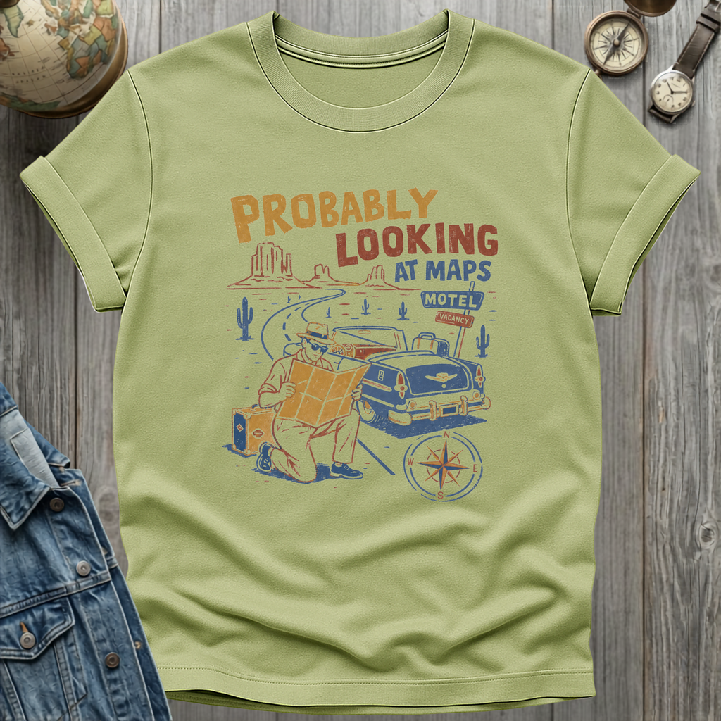 Looking at Maps T-Shirt