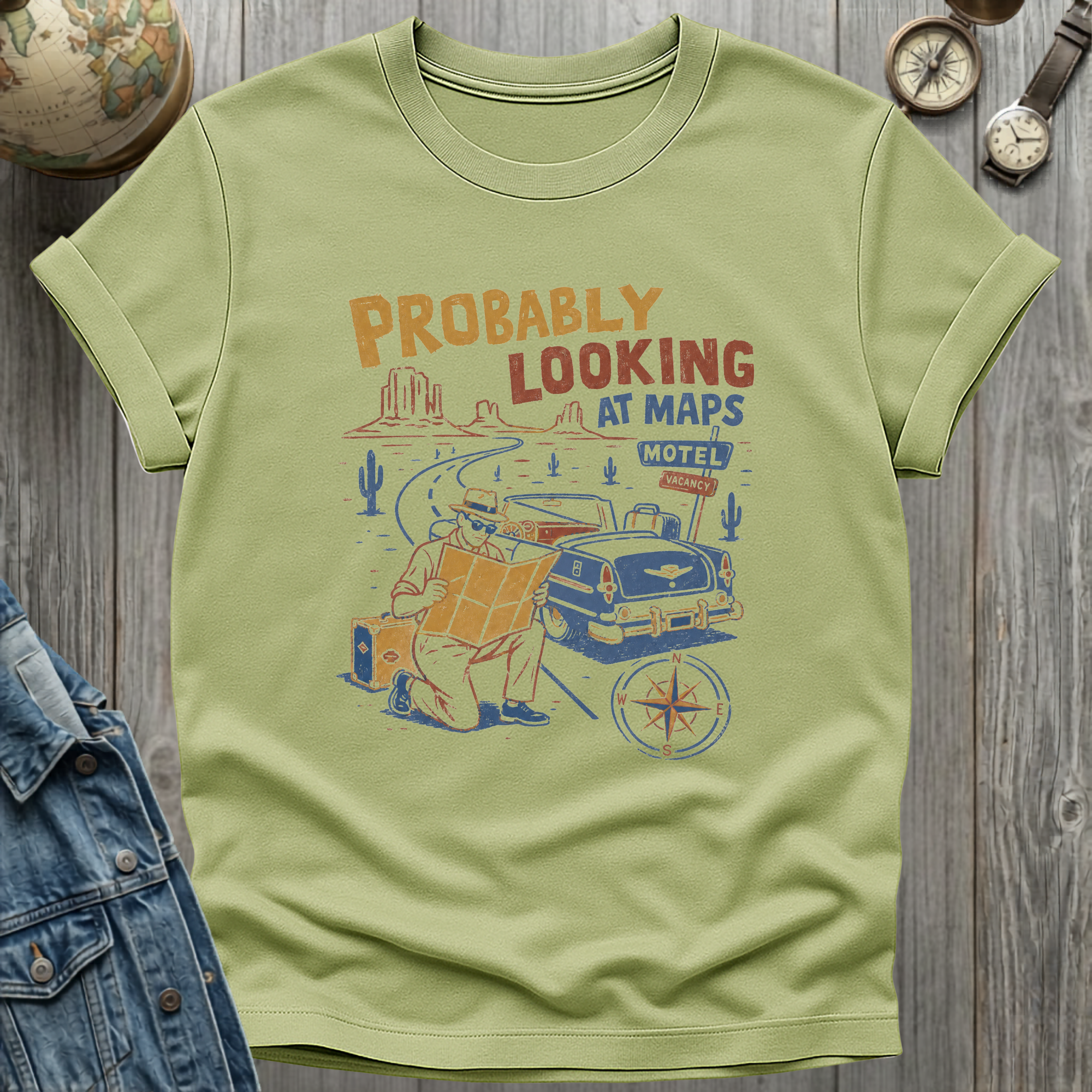 Looking at Maps T-Shirt