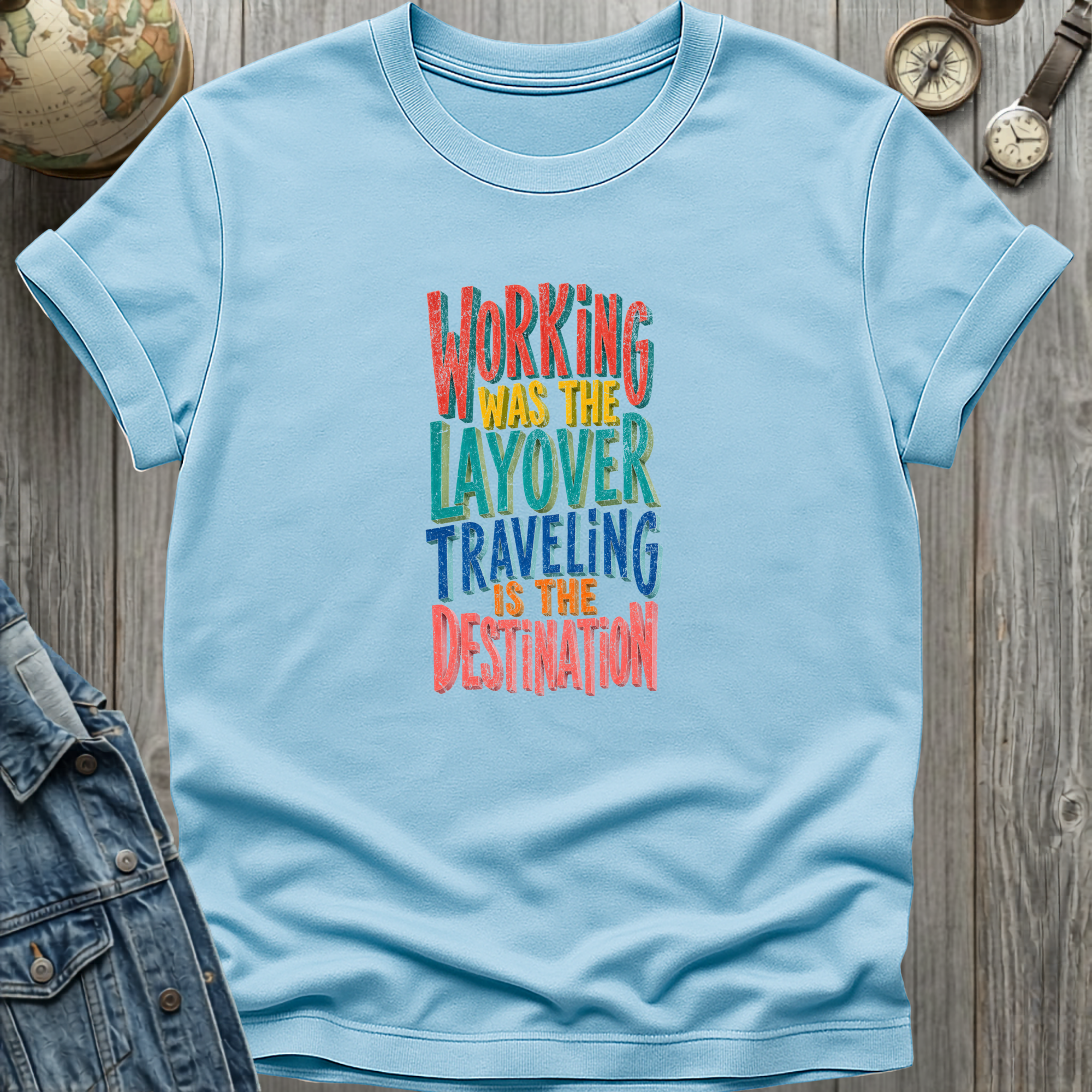 Working Traveling T-Shirt